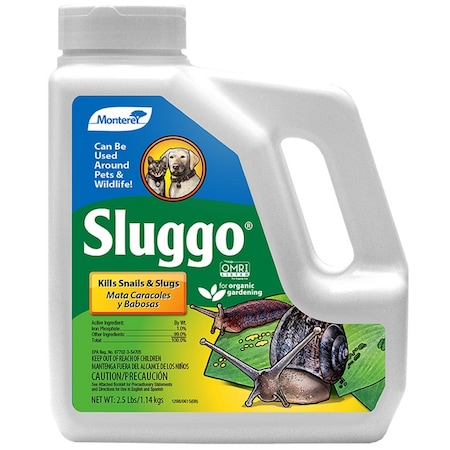 Sluggo Monterey Sluggo Slug and Snail Killer 2.5 lb LG 6500